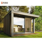 Luxe kleine prefab huis licht staal moderne studio prefab huisje