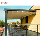 Aangepast modern aluminium pergola waterdicht zonnescherm intrekbaar verstelbaar pvc-dak
