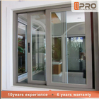 Tinted Glass Window Tempered Glass Section Aluminium Frame Schuifglas Venster