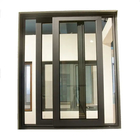 Verticale open aluminium schuifvensters met scherm glazen schuifvensters Renovatie voor huis