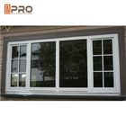 De Glijdende Vensters van het aluminiumglas, het Glijden Diverse Ontwerpen die van Huisvensters vensteringang het glijden vensterprofiel glijden