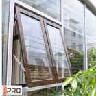 Certificatie van het Aluminium bevestigde de Afbaardende Vensters ISO van het orkaaneffect met hoogste afbaardende het vensterbodem van de Kettingsspoel vensters