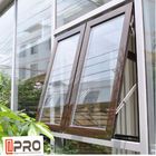 Het naar maat gemaakte Aluminium die Zijhung window moisture resistance-kant afbaarden hing gehangen dubbel van het venster het bodem gehangen venster