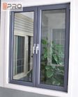Het horizontale Openslaande raam van het Aluminiumkader, Dubbele Comité Franse het openslaande raamprijs van het Openslaande ramenaluminium