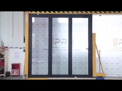 Aluminium glazen patio Buiten Bifold deuren Dubbele beglazing