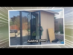 2 mm aluminium dubbele beglazing Premium weerbestendige glazen schuifdeuren 2.1m hoogte