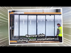 2 mm aluminium dubbele beglazing Premium weerbestendige glazen schuifdeuren 2.1m hoogte