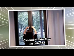 2 mm aluminium dubbele beglazing Premium weerbestendige glazen schuifdeuren 2.1m hoogte