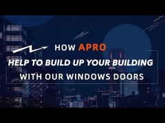 Op maat gemaakte poedergecoate multifunctionele aluminium vouwdeur met siliconen afdichtingsmiddel