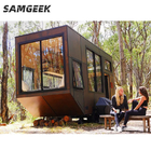 Luxe Tiny Loft Trailer Travel Light Steel Structure Houten Prefab Huizen Home