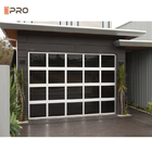 Smart sectioneel aluminium garagedeur 8x7 Duidelijke onderdelen Glasmateriaal