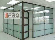 Op maat gemaakte glazen koepels muren moderne kantoren scheidingsmuren 2,0 mm glazen muur systeem