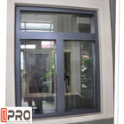 6063-T5 de Openslaande ramen van het profielaluminium met het aluminium bifold vensters van de Dubbele Verglazings Aangepaste Grootte