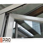 6063-T5 de Openslaande ramen van het profielaluminium met het aluminium bifold vensters van de Dubbele Verglazings Aangepaste Grootte
