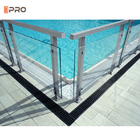 De binnenlandse van het Aluminiumleuningen van het Glas Zwembad Balustrades van het Roestvrije staaltreden