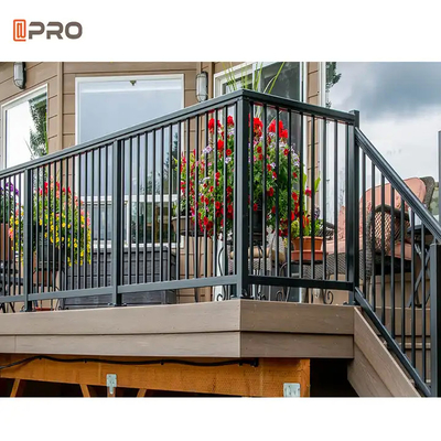 Gemakkelijk te monteren beveiliging Aluminium balustrade grensmuur hek privacy hek handrail